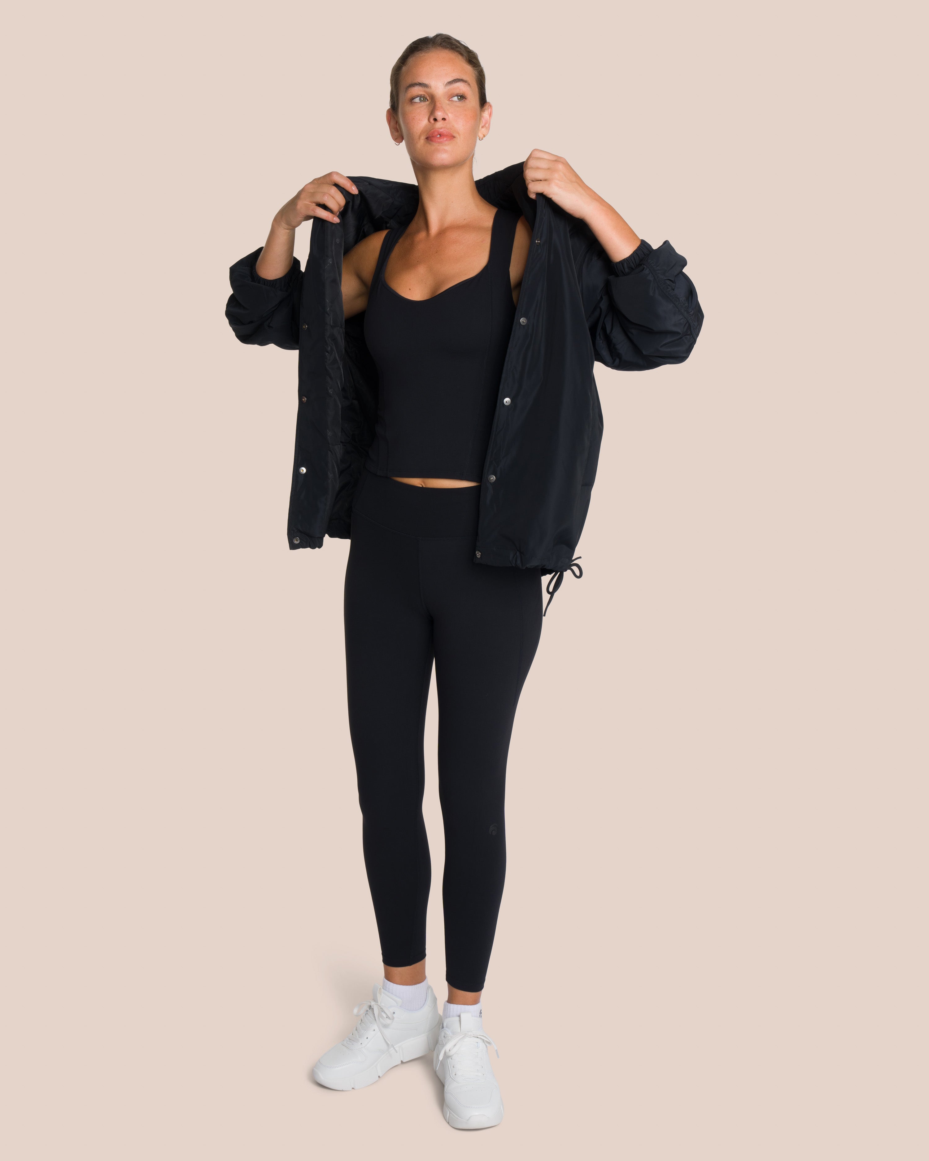 Shania Top Set Deluxe - Black - Yoga Set