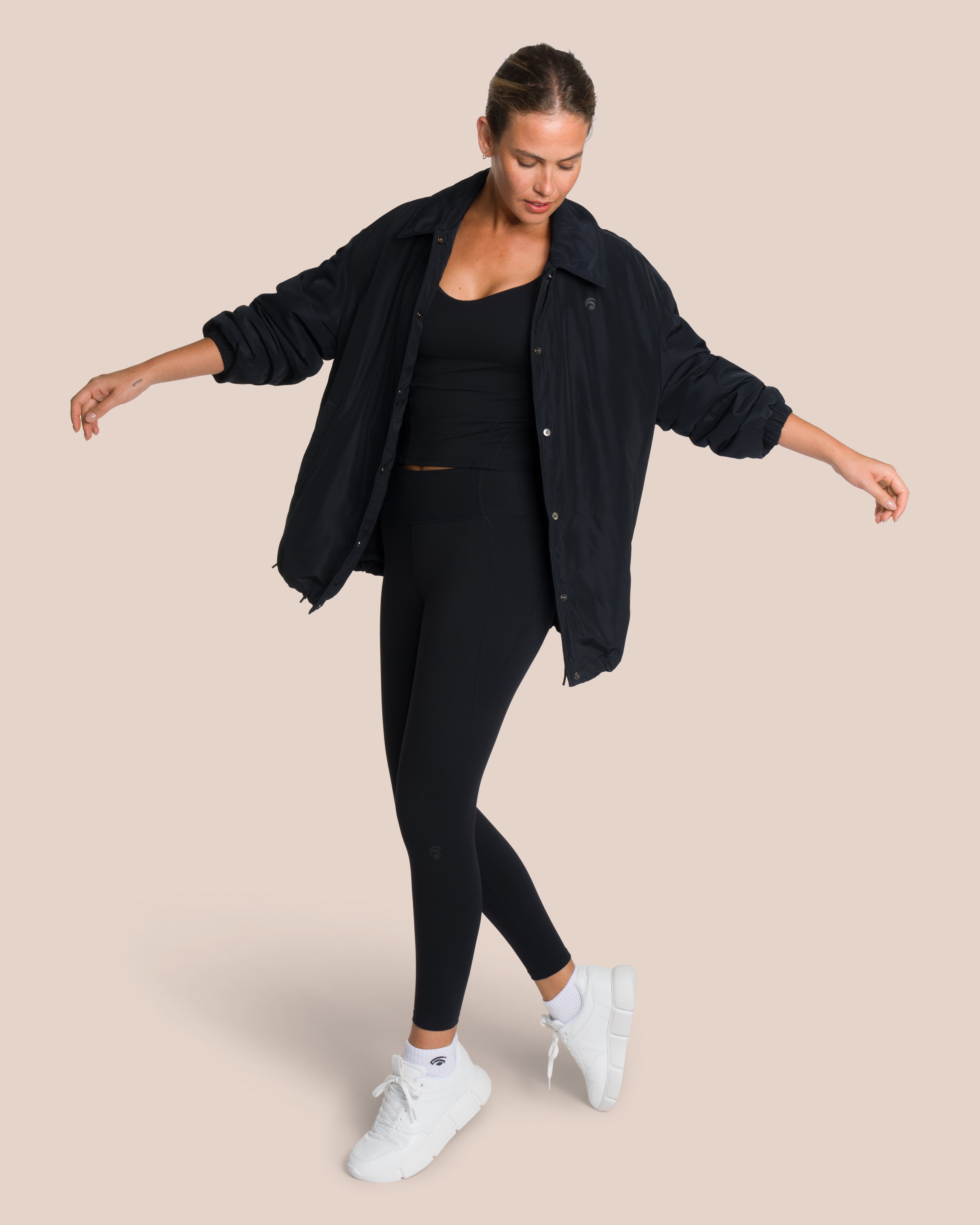 Shania Top Set Deluxe - Black - Yoga Set