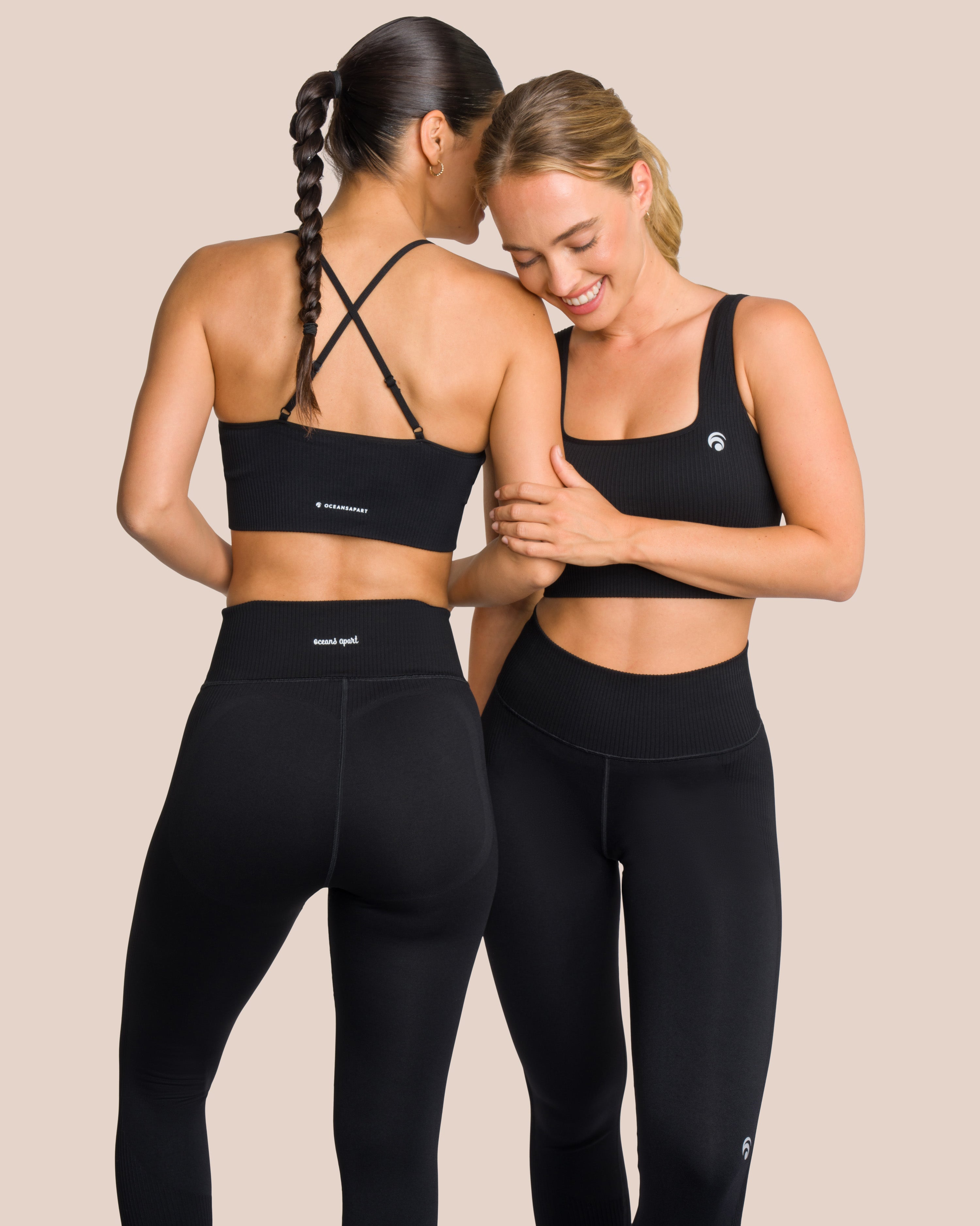 Ava Set Deluxe - Black - Yoga Set