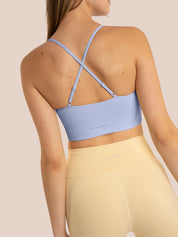 Maya Set - Light Serenity Blue & Yellow Stone