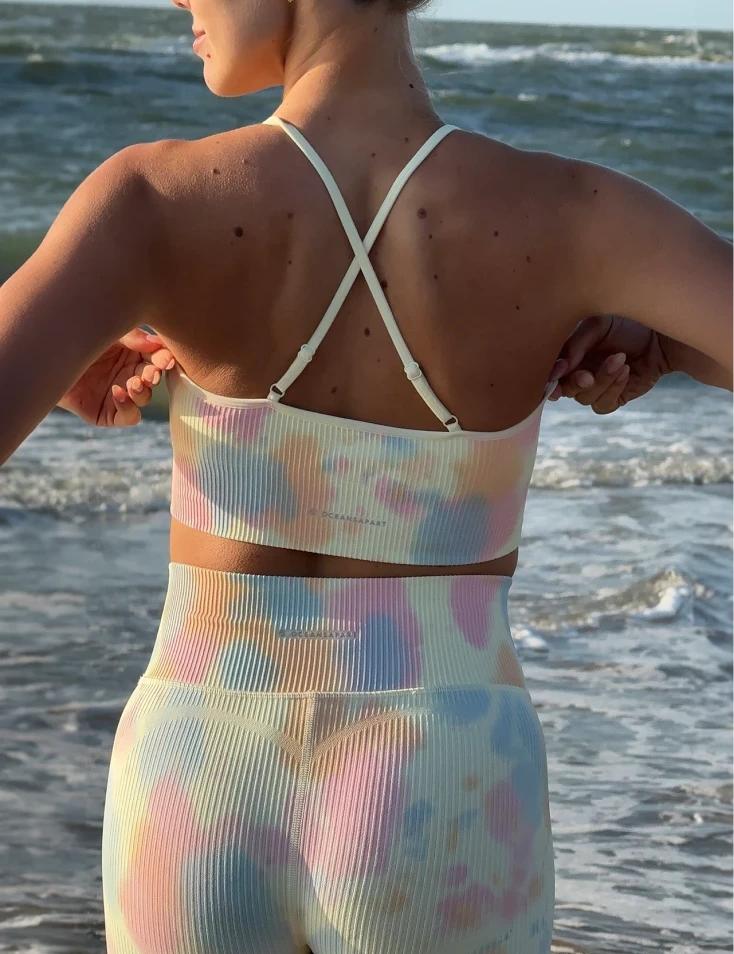 Maya Set - Light Silky Yellow Tie Dye Light Silky Yellow Tie Dye