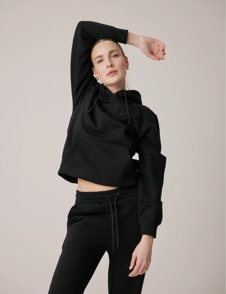 Charly Hoody Black & Charly Sweat Pant Black