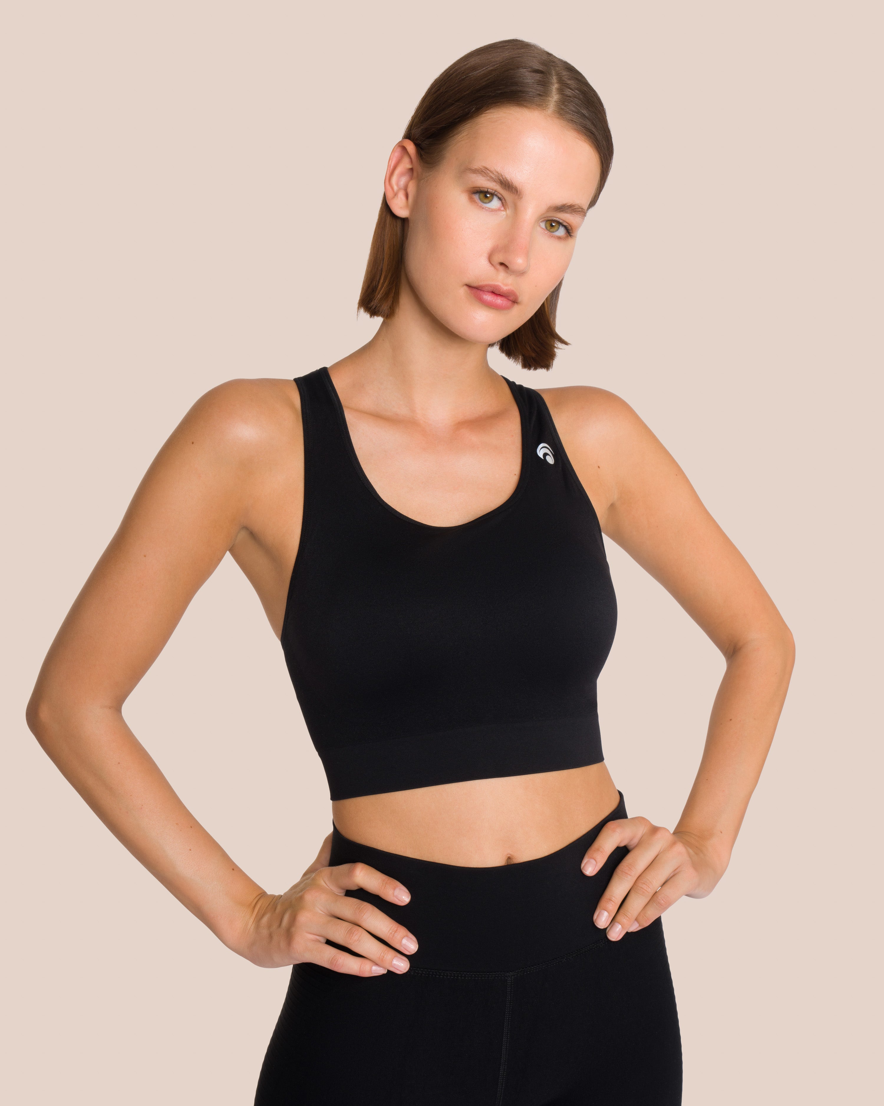 Beverly Cropped Set Deluxe - Black