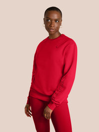 Beverly Sweat Set - Shiny Red - Shiny Red