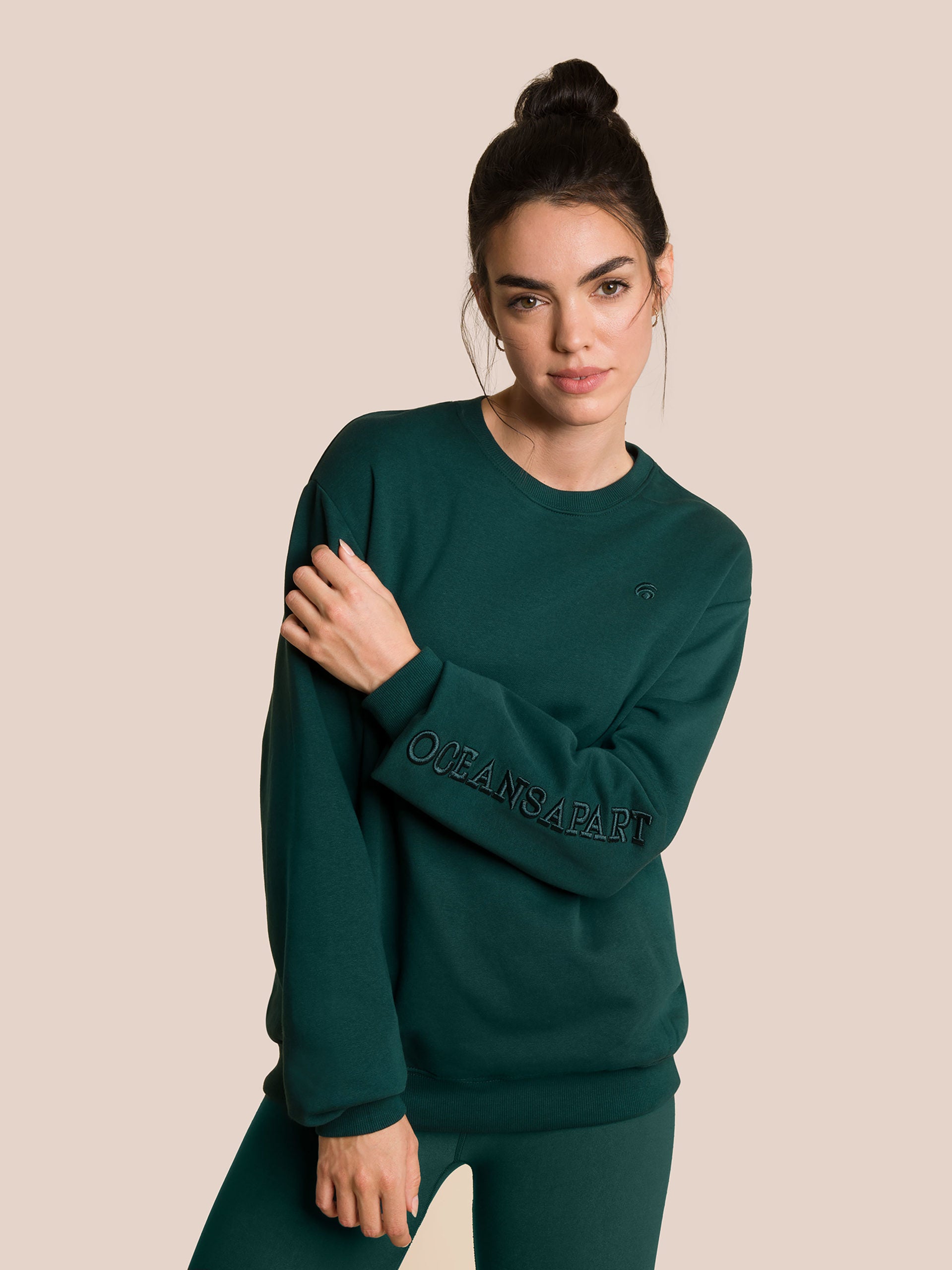 Beverly Cozy Set - Deep Green & Dark Green