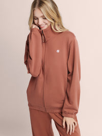 Dylan Sweat Jacket - Cinnamon / XS