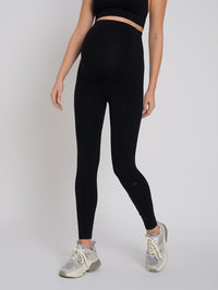 Mila Maternity Leggings - Black / XS
