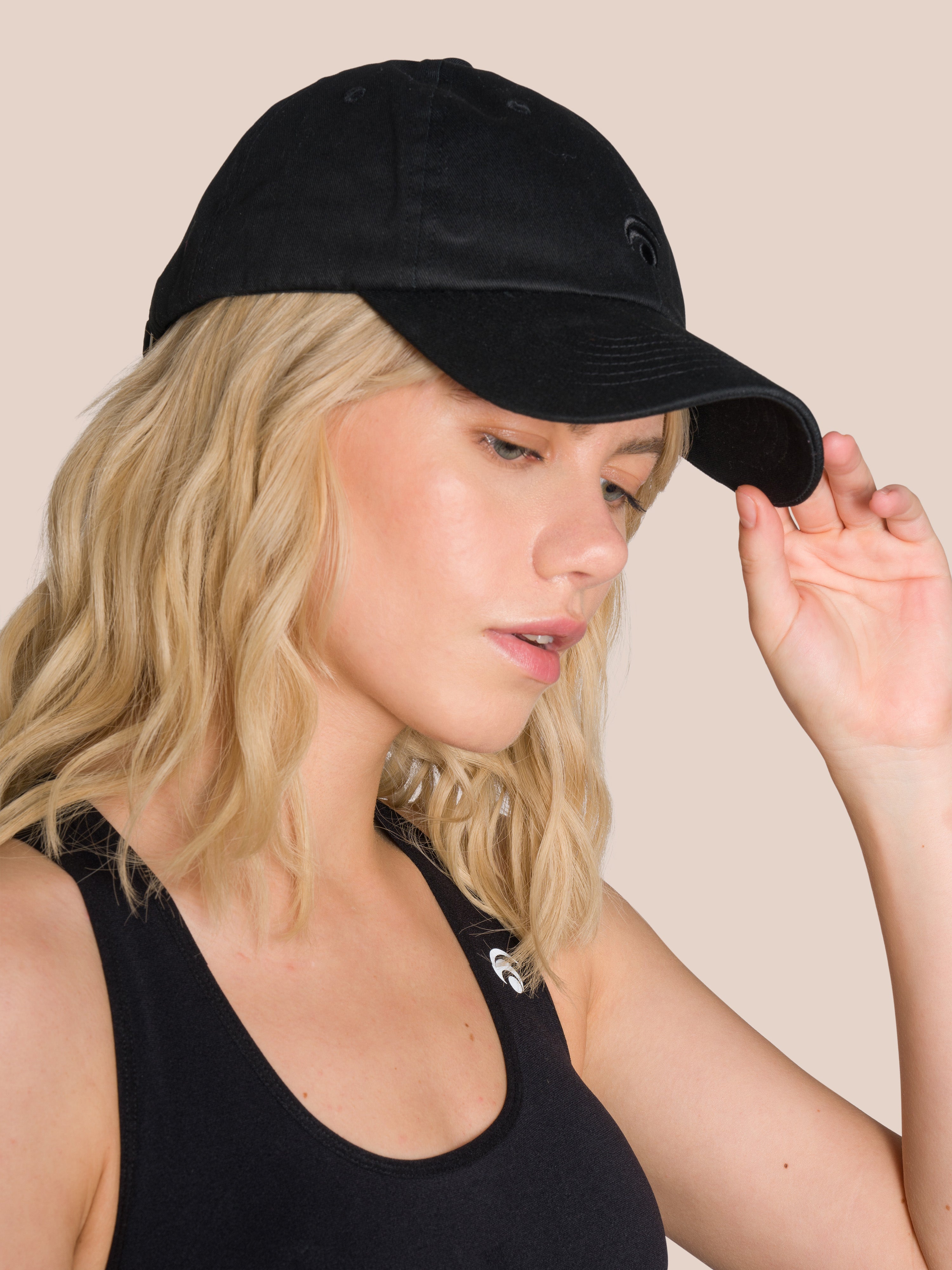 Black womans cap hot sale