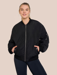 Gianna Bomber Jacket - Black / S