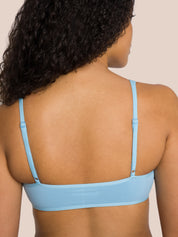 Michelle Plain Bra Set Deluxe - Hazy Blue, Diva Pink & Limon