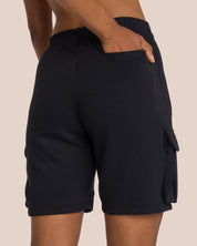 Cruz Oversize Short Set - Black