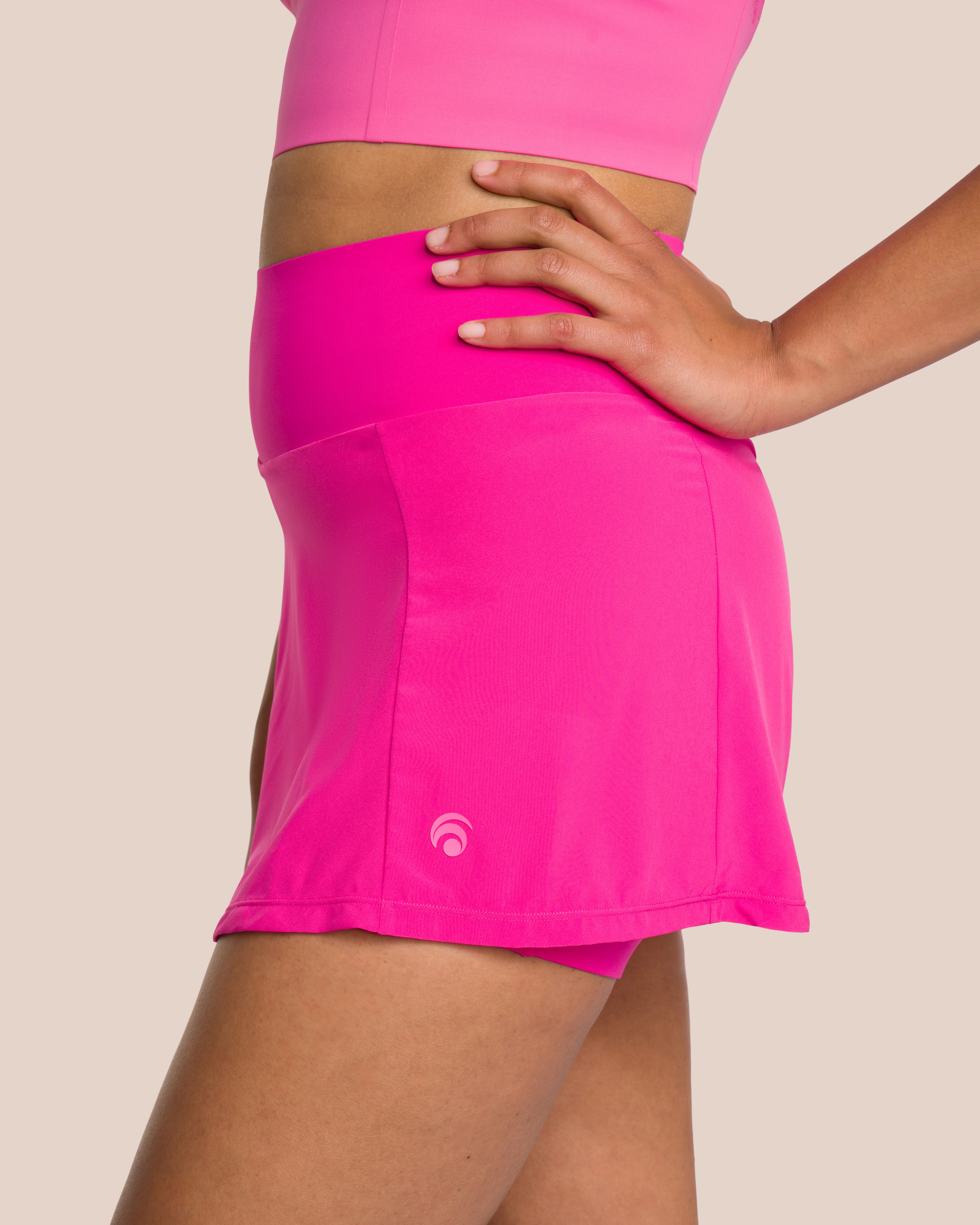 Hope Skirt Set - Bold Hot Pink & Hot Pink