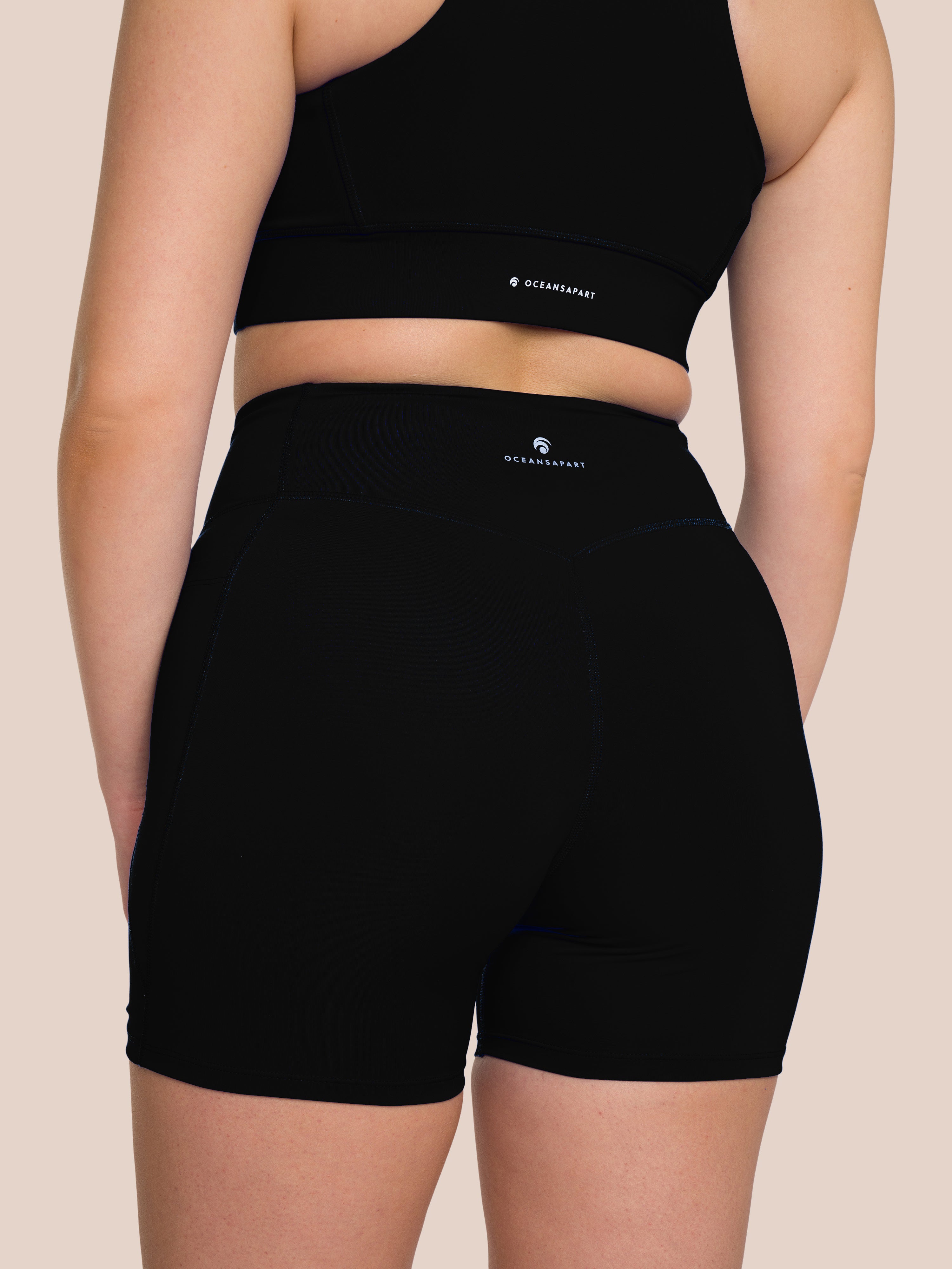 Soho Short Set - Black - Yoga Set