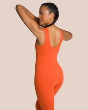 Shania Jumpsuit Set - Burnt Orange