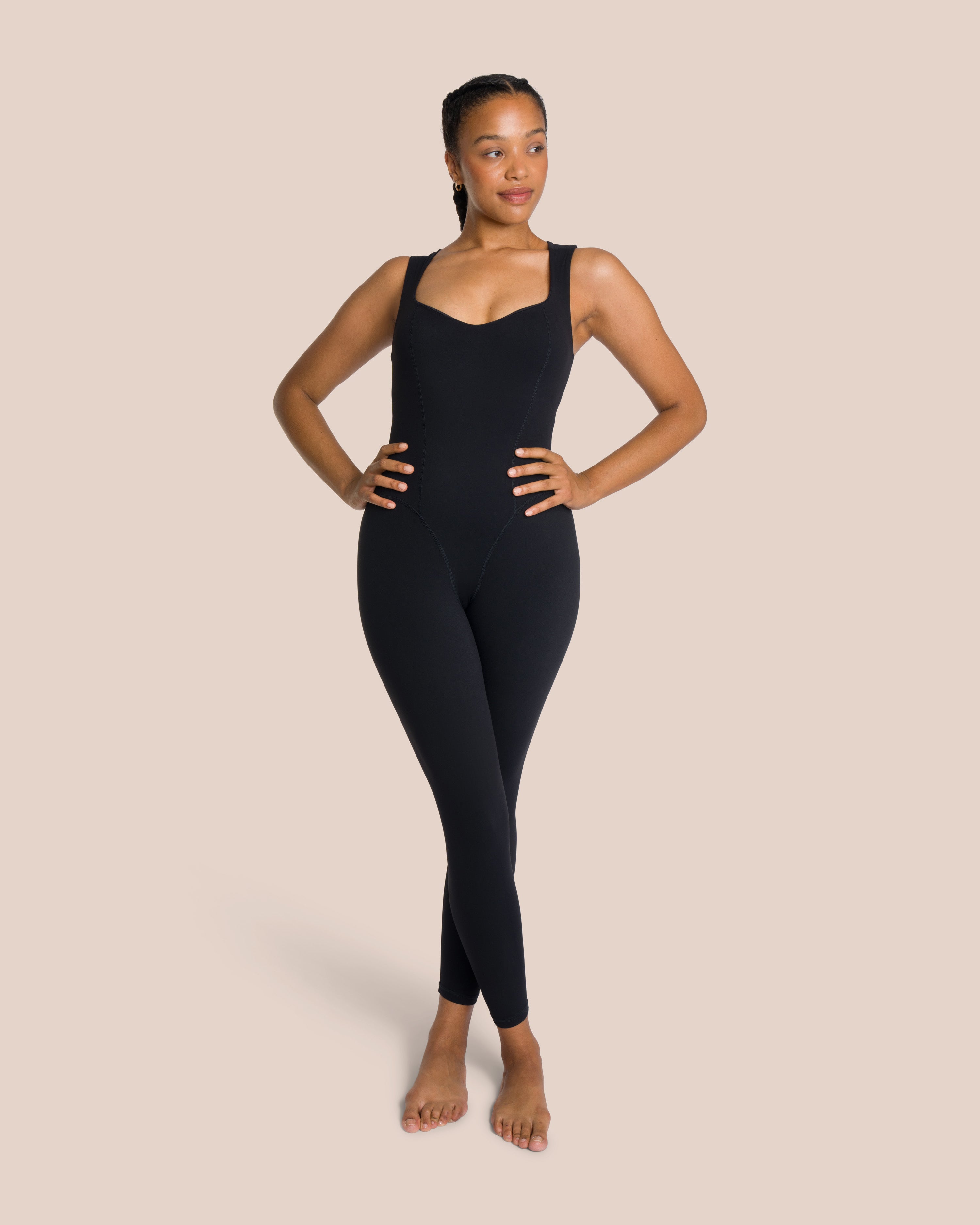 Shania Jumpsuit Set - Black