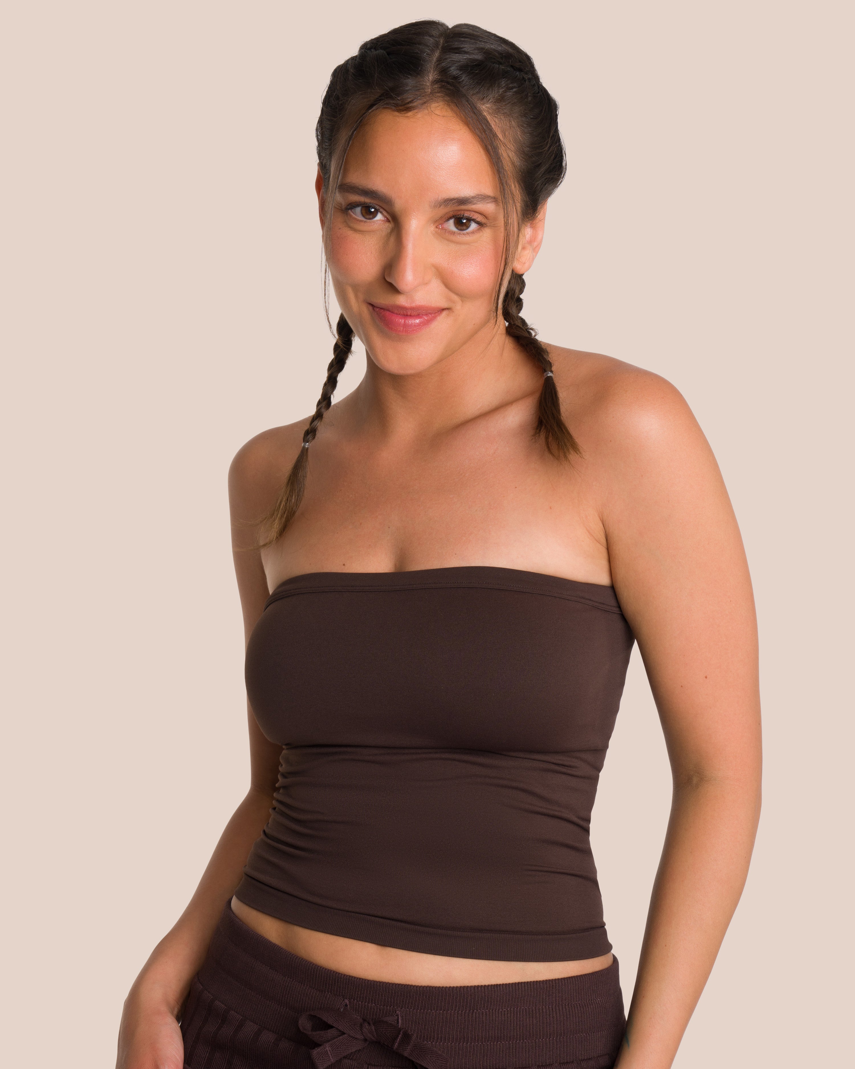 Brooke Tube Top Set - Dark Oak