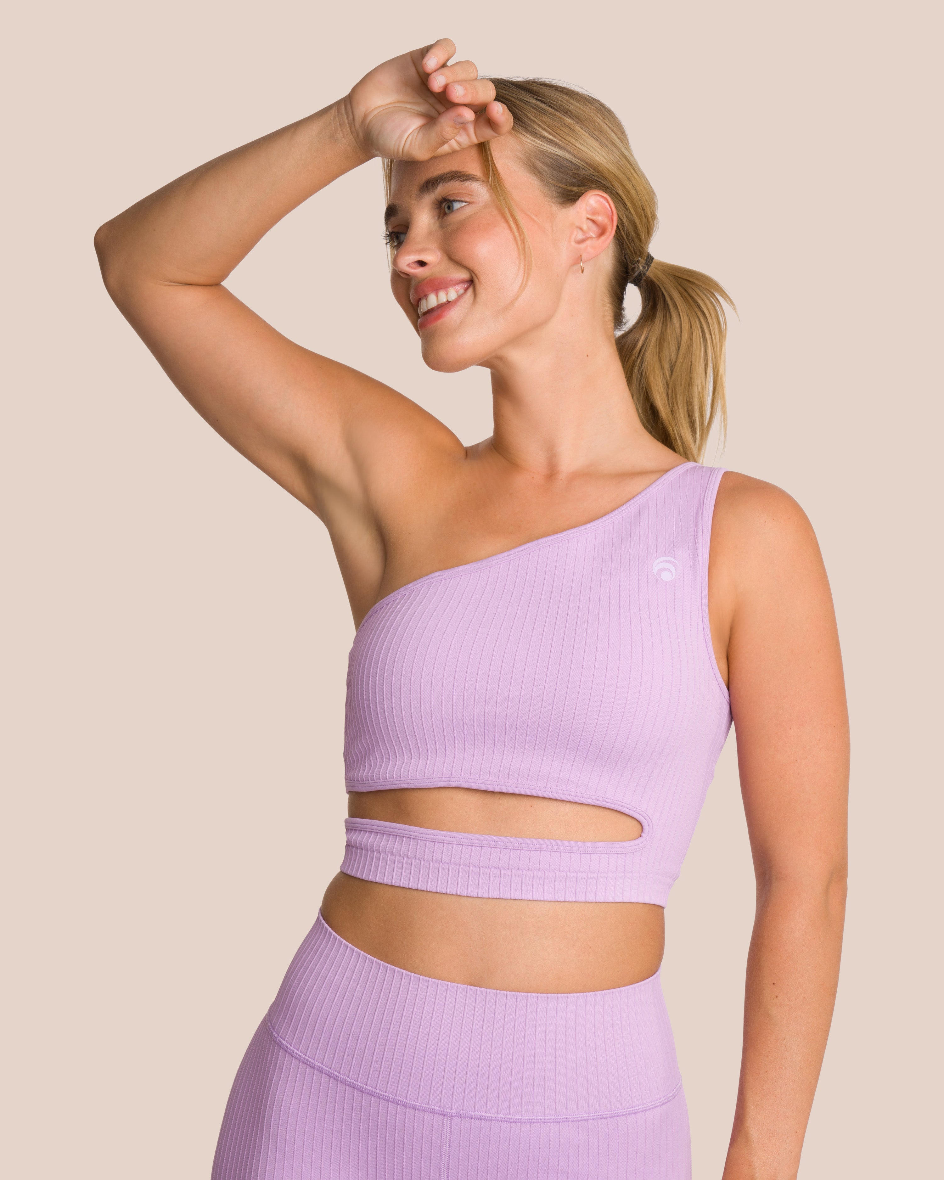 Elodie Asymmetric Set - Misty Lavender