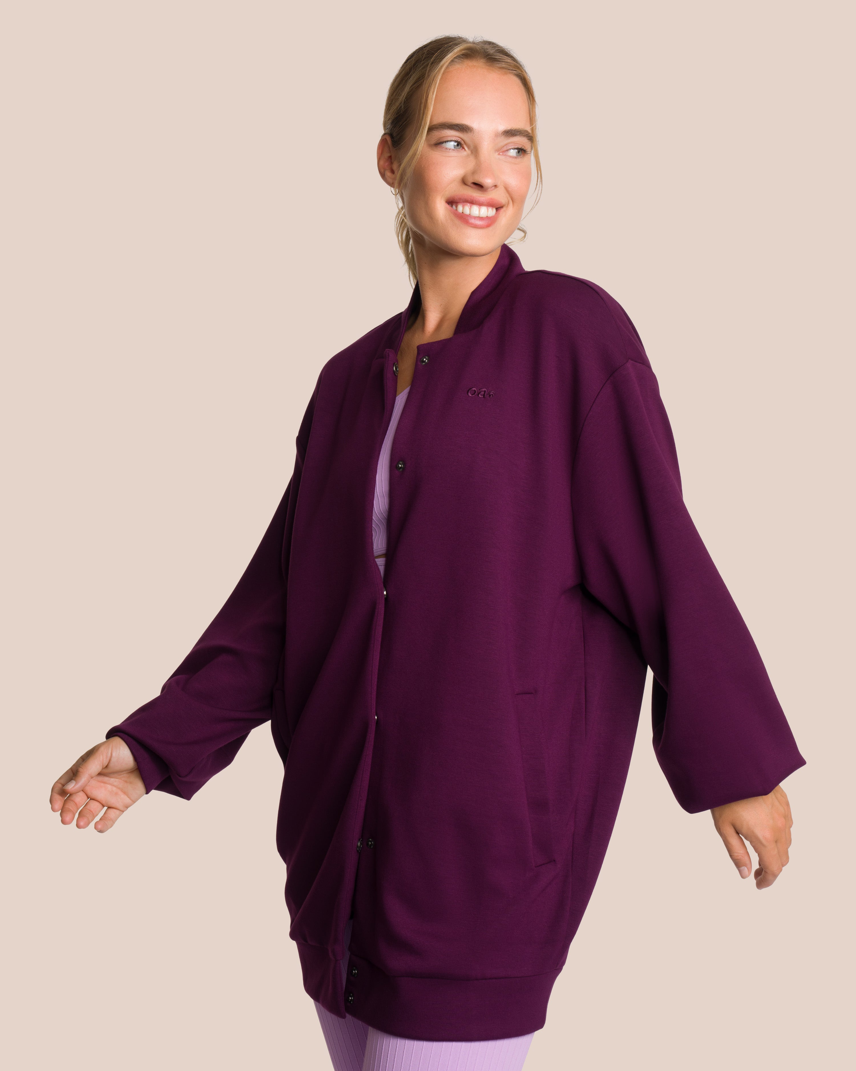 Elodie Bomber Jacket Set Deluxe - Misty Lavender & Shadow Lilac
