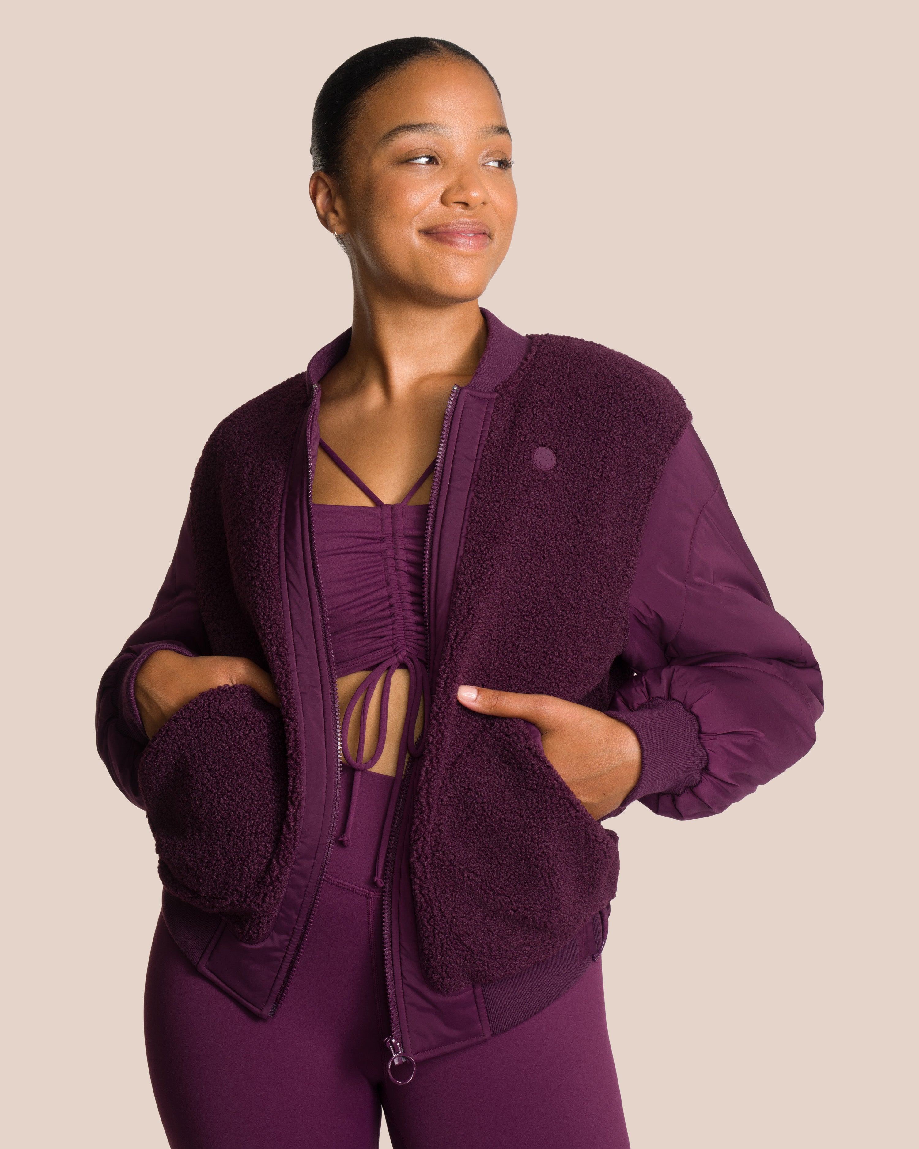 Joelle Fleece Bomber