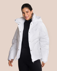Joelle Puffer Jacket - Crystal White / XS