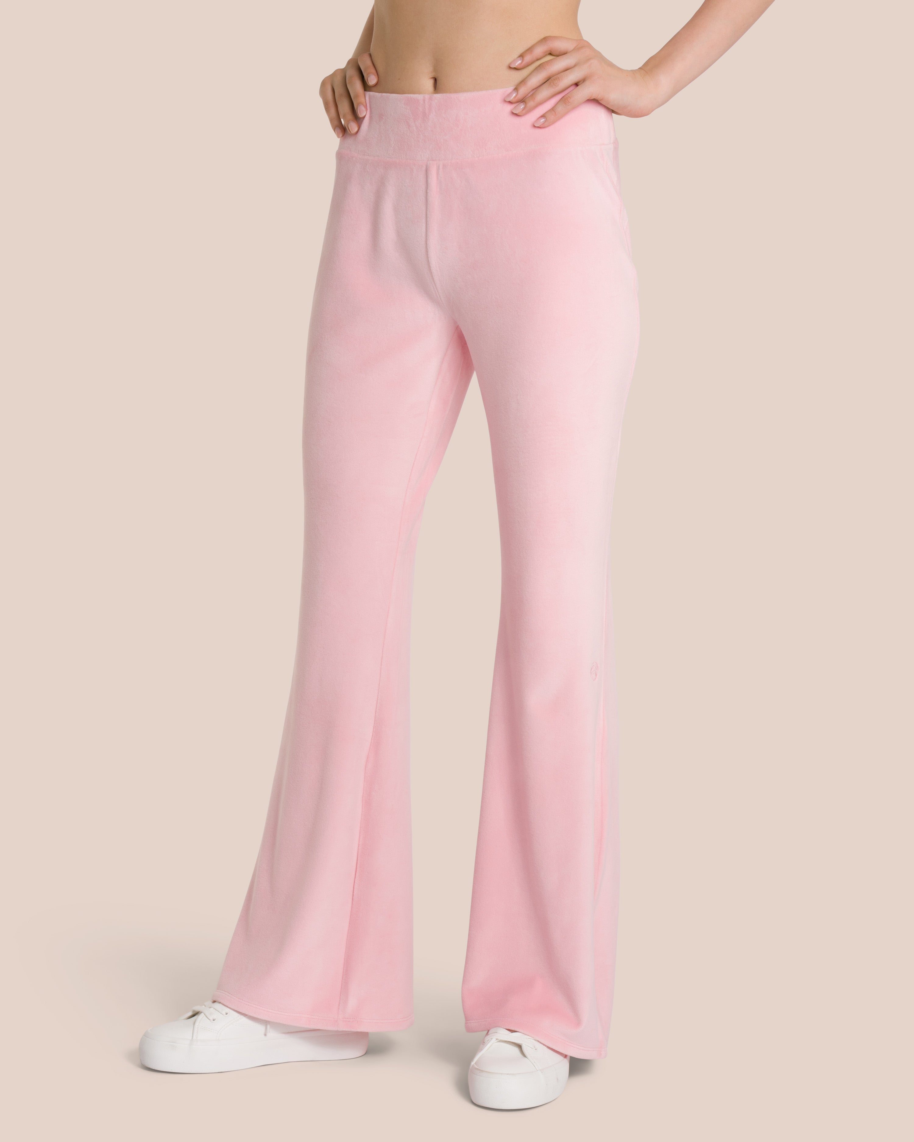 Leggins Oceans Apart Kelly Flared Pant Velour Mujer Rosa