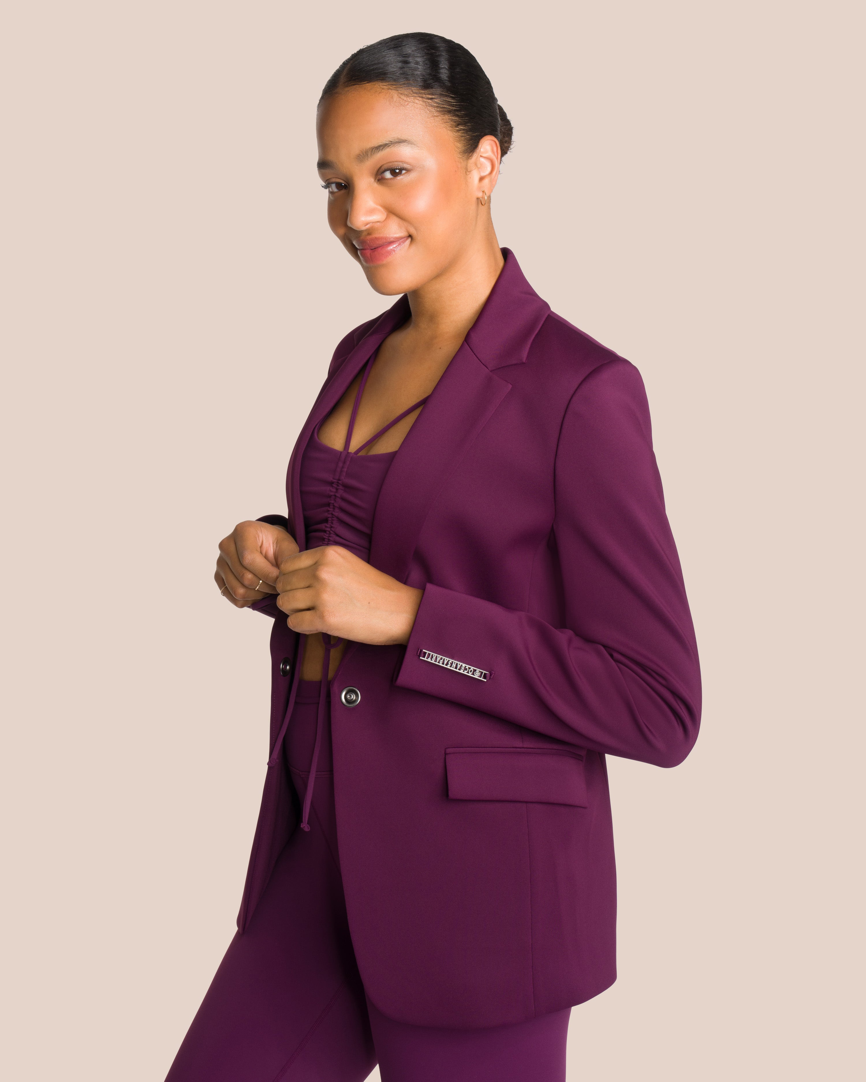 Gianna Blazer Set Deluxe - Shadow Lilac