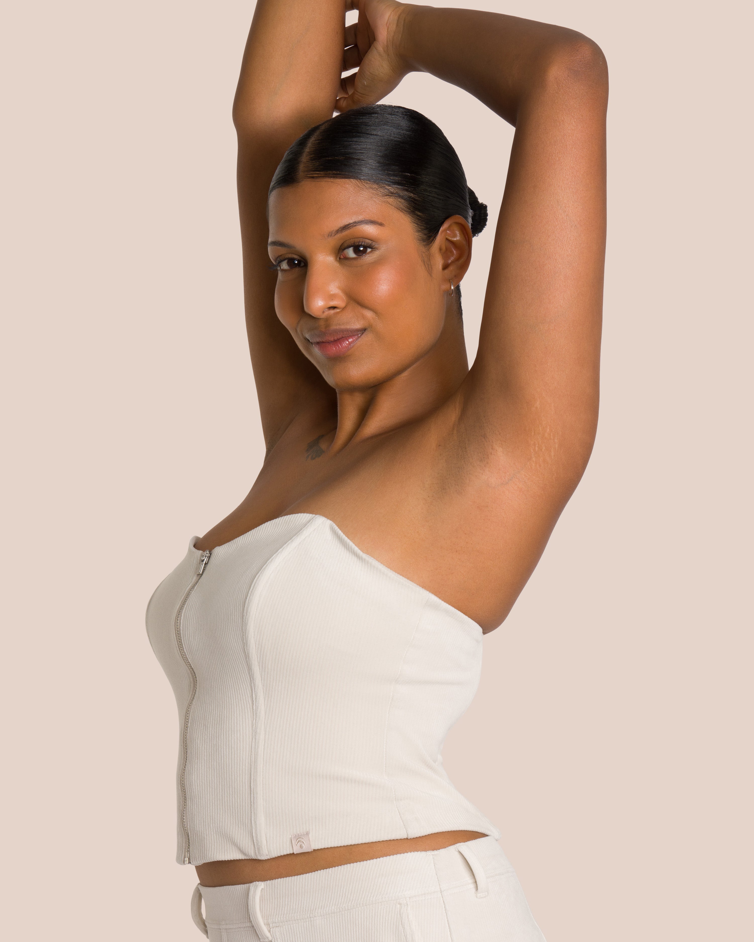 Eden Corset Set Petite - Natural Cream