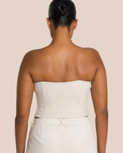 Eden Corset Set Petite - Natural Cream