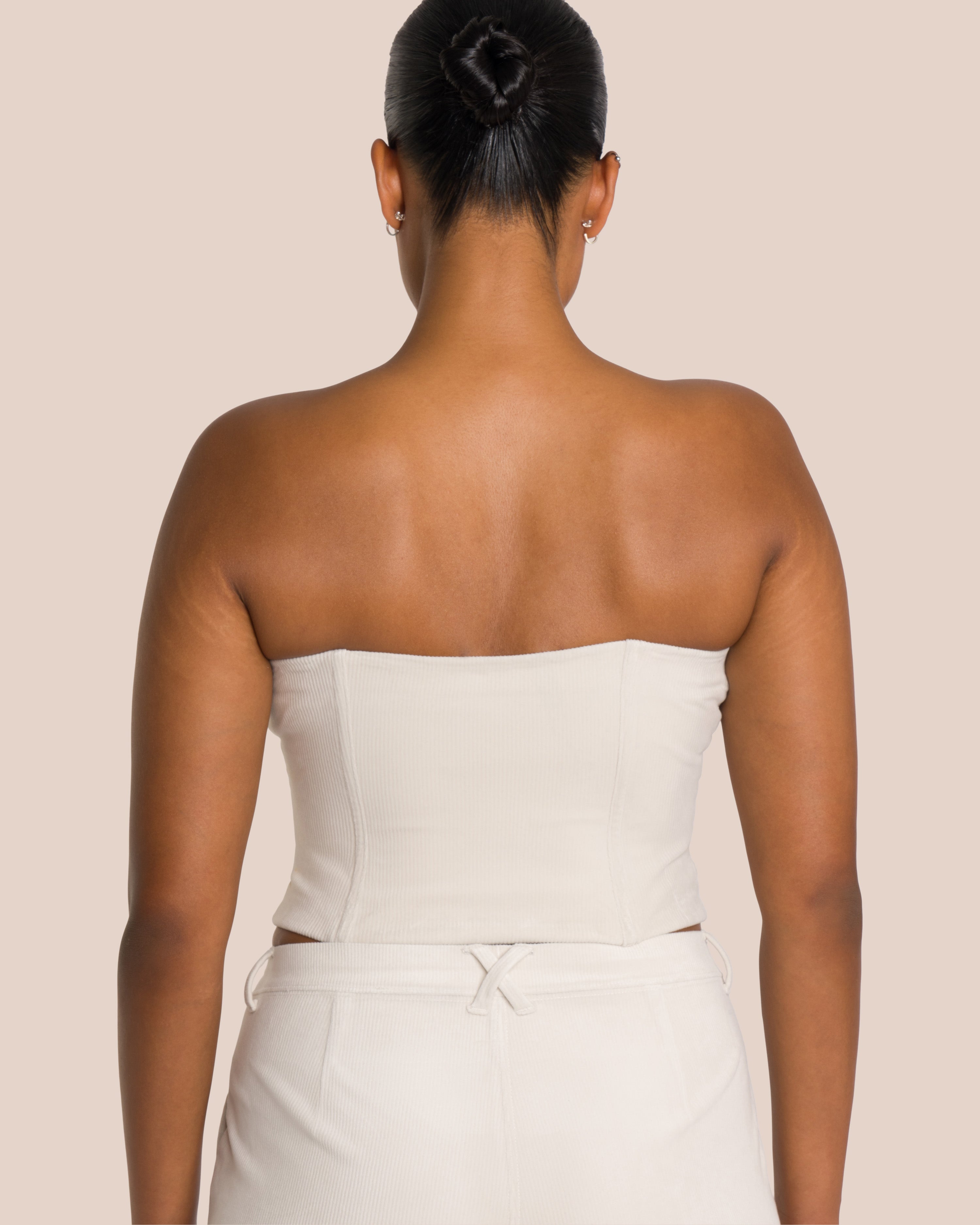 Eden Corset Set Petite - Natural Cream