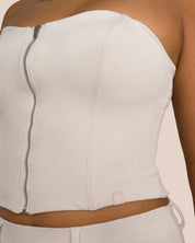 Eden Corset Set Petite - Natural Cream