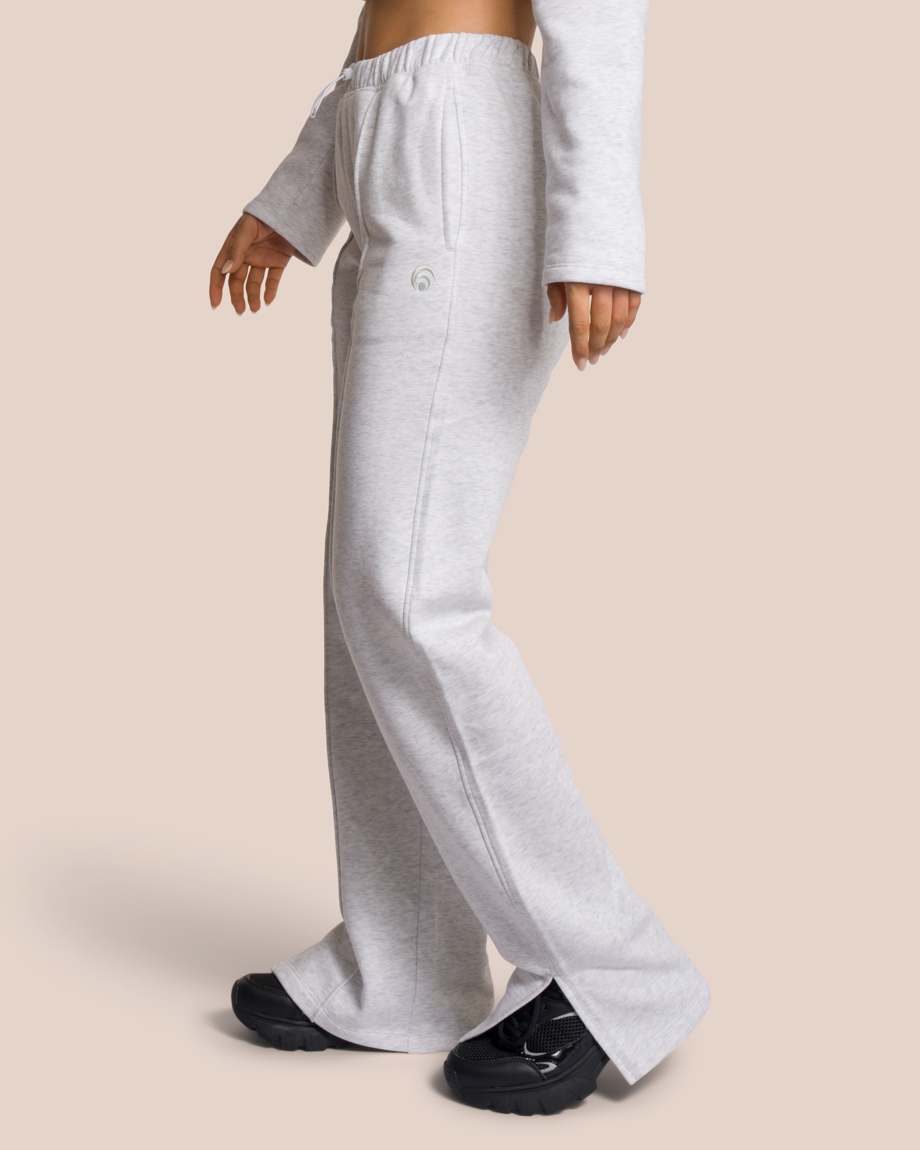 Belle Sweater Set - Light Grey Melange