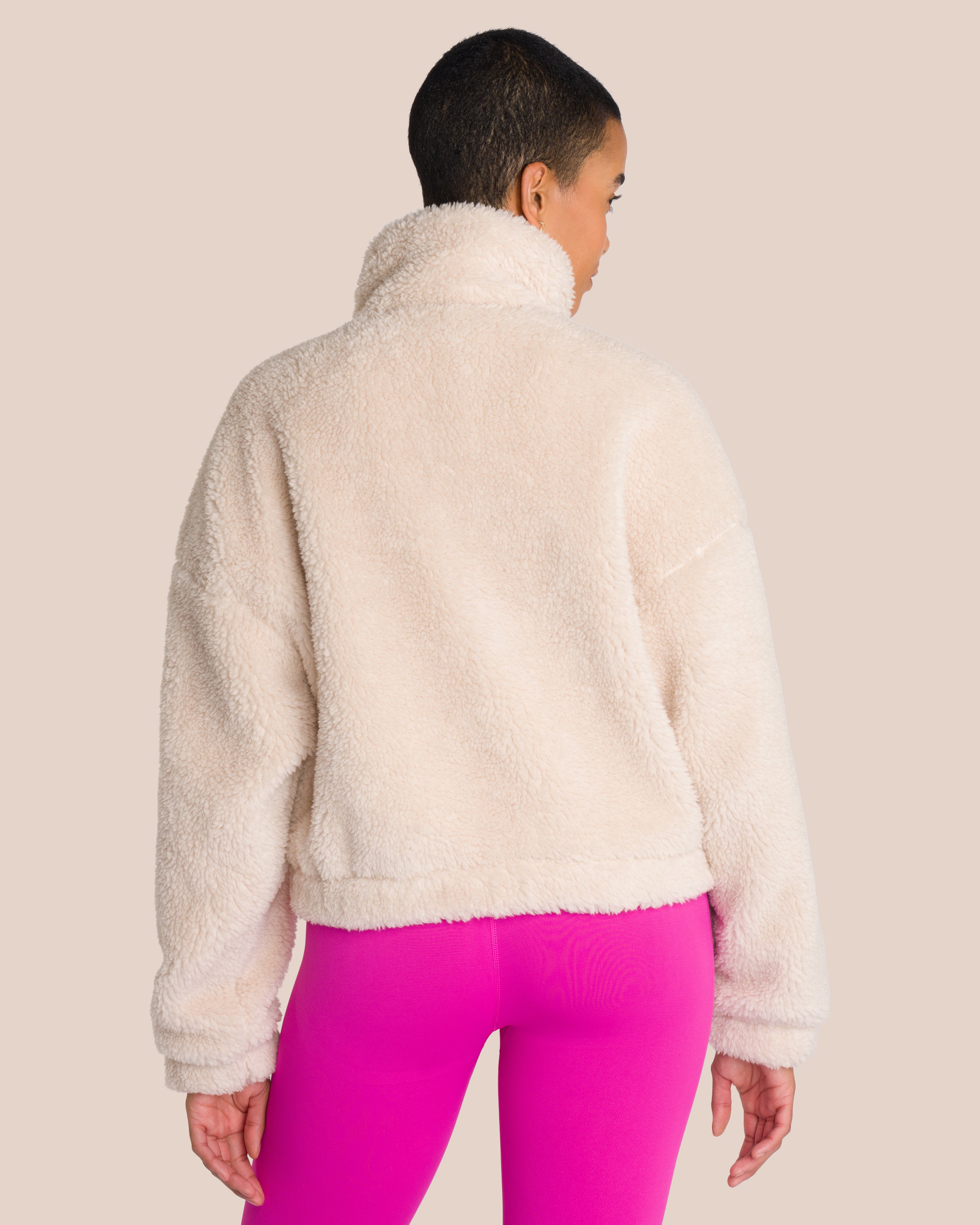 Tara Jacket Set Deluxe - Rose Violet & Natural Cream