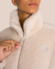 Tara Jacket Set Deluxe - Rose Violet & Natural Cream