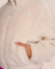 Tara Jacket Set Deluxe - Rose Violet & Natural Cream