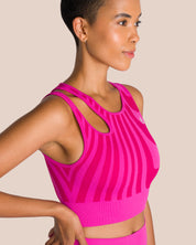 Tara Jacket Set Deluxe - Rose Violet & Natural Cream