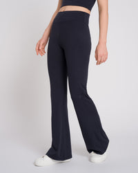 Dahlia Flared Leggings - Black / XS