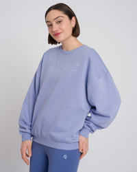 Maya Crew Neck - Light Dawn Blue / S