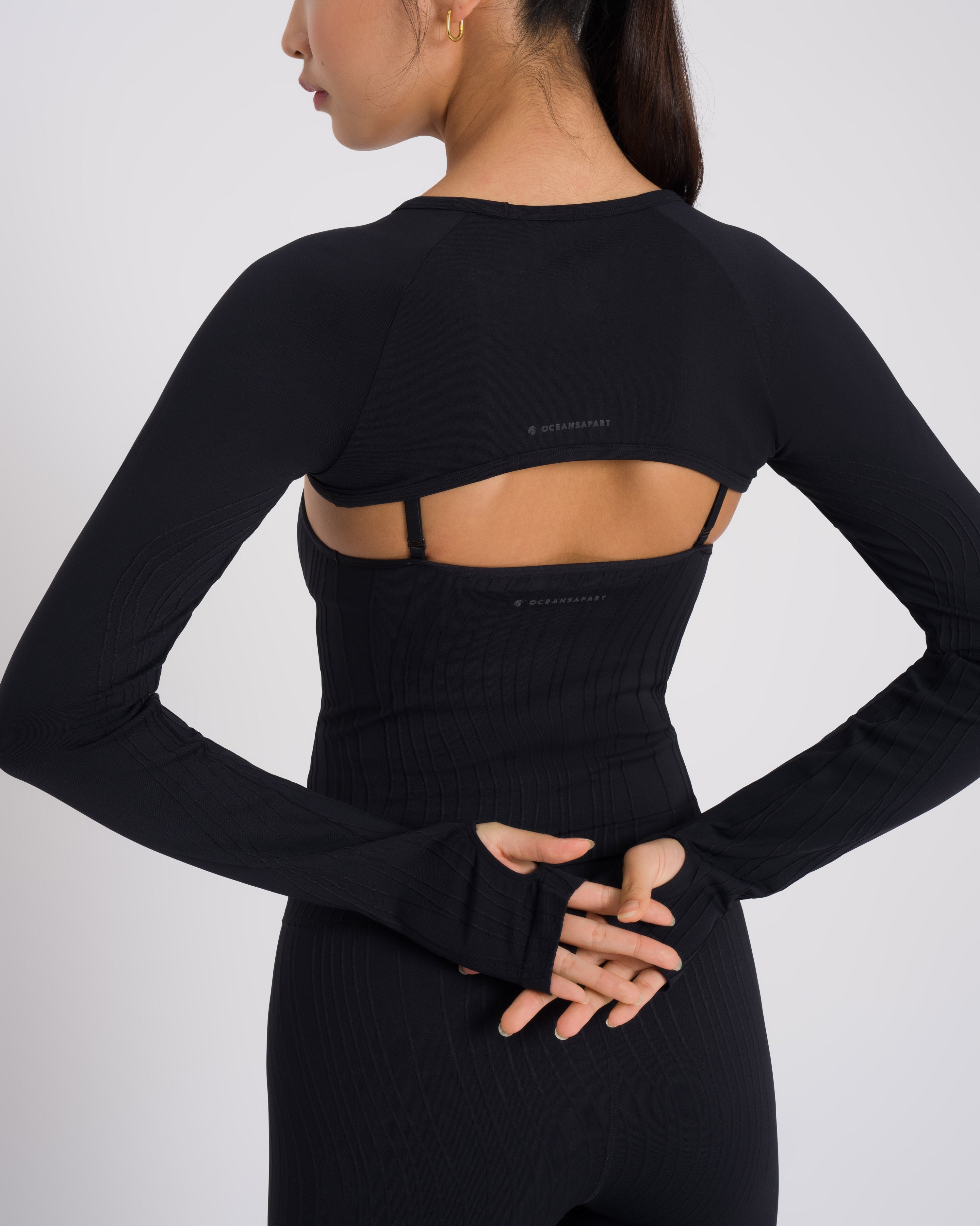 Jodie Shrug Set Deluxe - Black