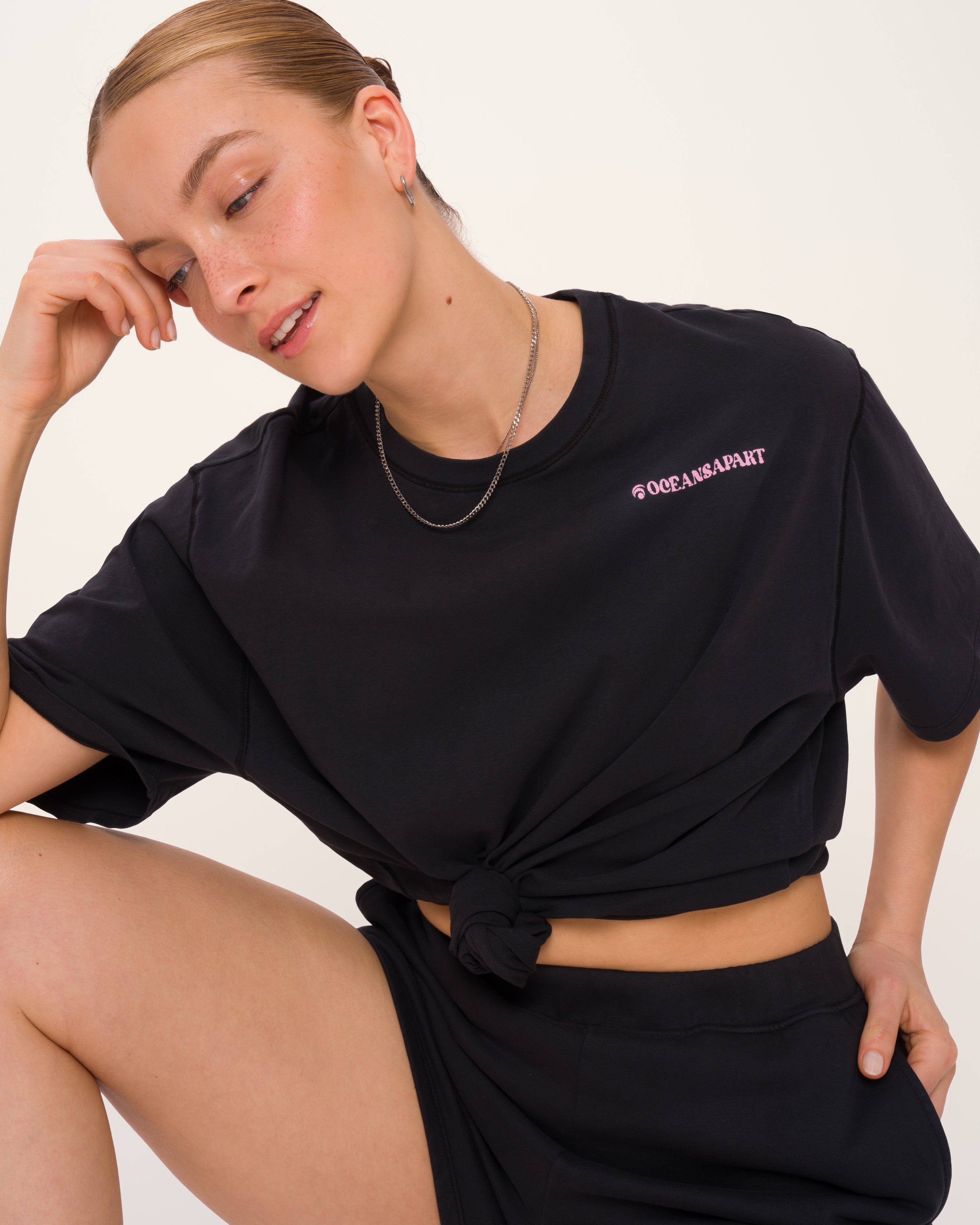 Lola Short Sweat Set Deluxe - Black