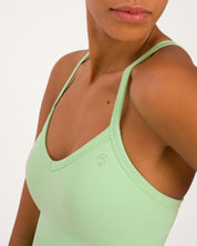 Fleur Short Top Set - Cider Green