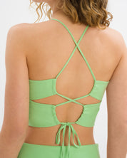 Lily Short Set Deluxe - Cider Green