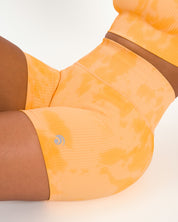 Maya Hotpant Set - Mandarine Orange Tie Dye
