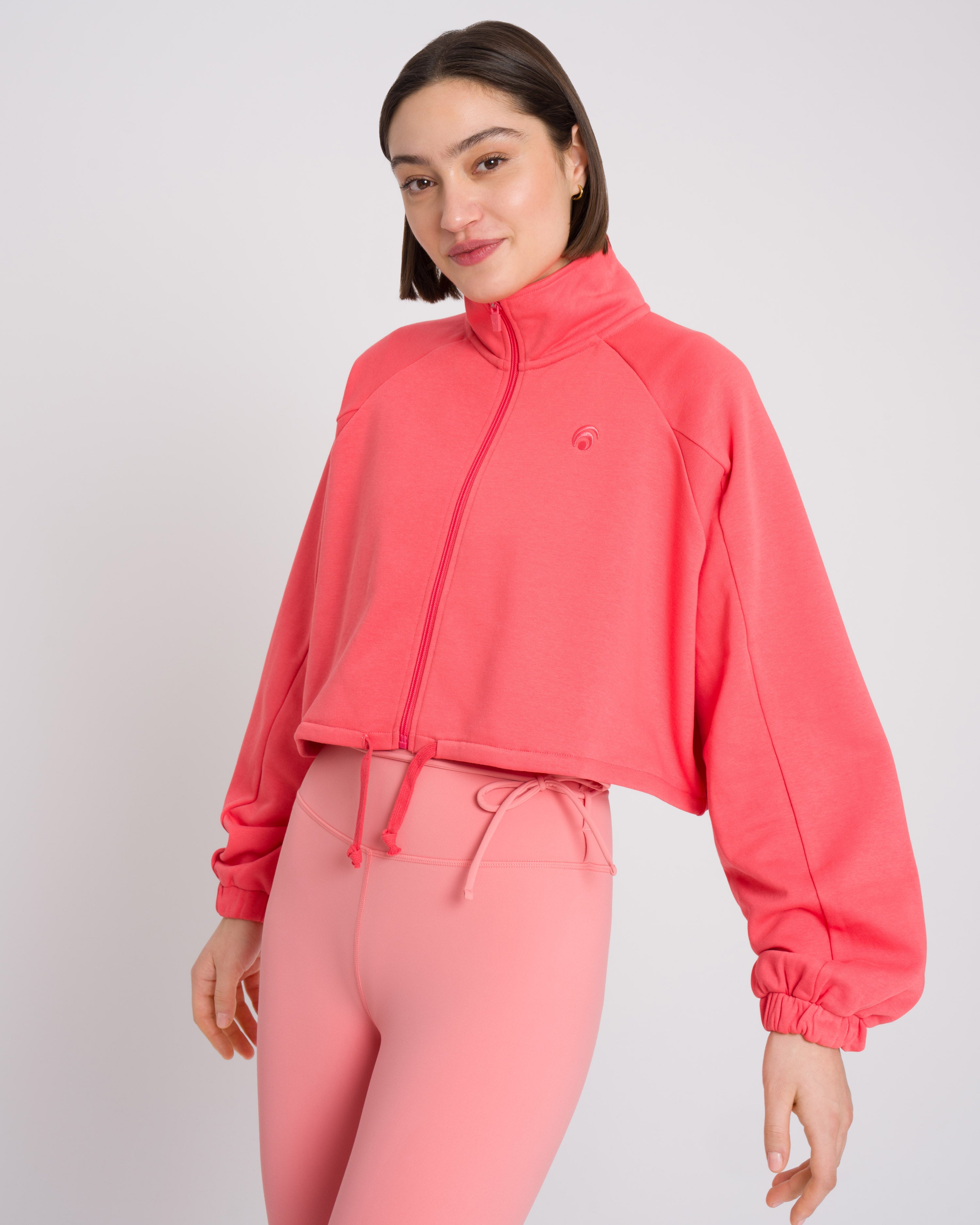 Gianna Zip Set Deluxe - Light Hibiscus Red & Hibiscus Red