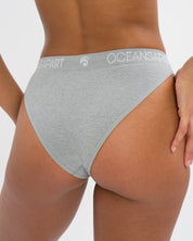 Ariel Seamless Brief Set Deluxe - Light Grey Melange