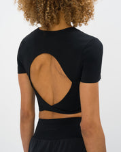 Marina Short Cropped Set - Black