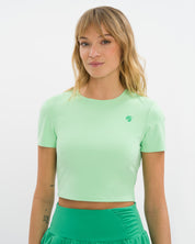 Marina Short Cropped Set - Holly Green & Light Cider Green