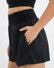 Marina Short Cropped Set - Black