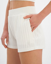 Aurelia Brooke Short Set - Cloud White