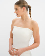 Aurelia Brooke Short Set - Cloud White
