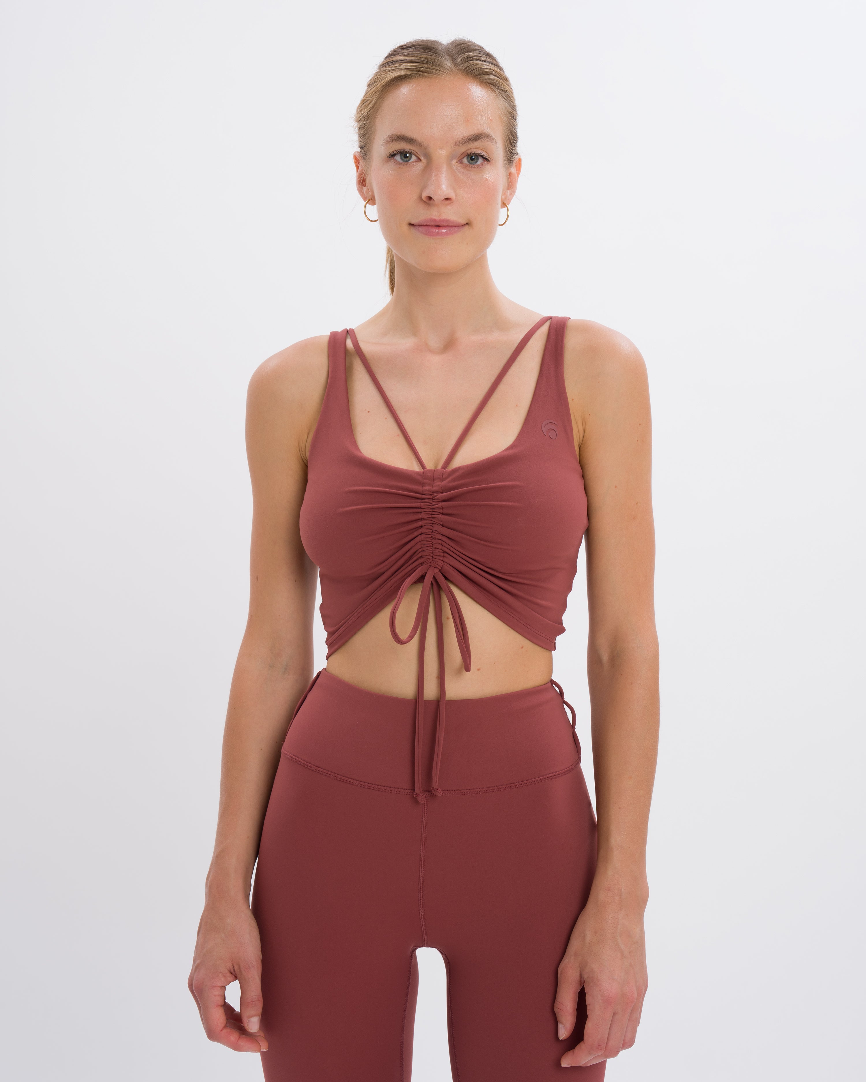 Gianna Flared Set - Cayenne - Yoga Set - Red